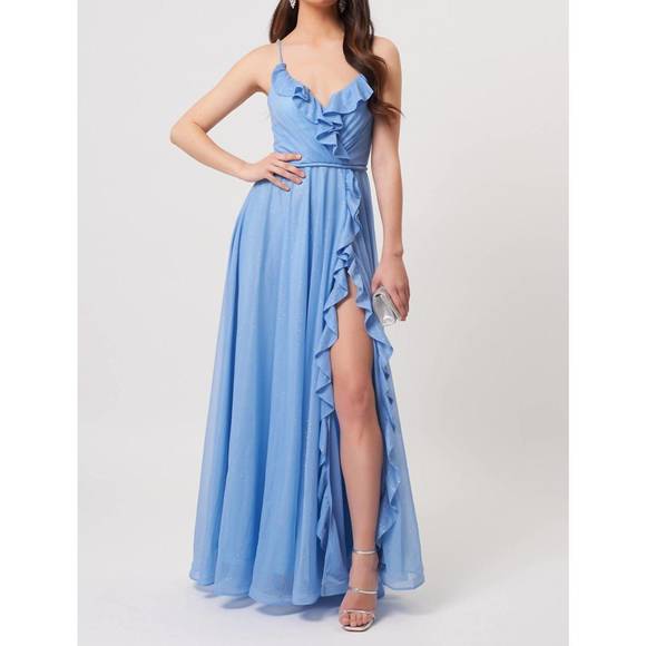 NEW FOREVER UNIQUE chiara dress in pale blue